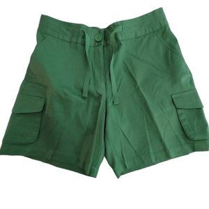 Stitch Basic Forest Green Cargo Shorts Size M NWOT